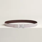 Mini Constance belt buckle & Reversible leather strap 24 mm - Image 2